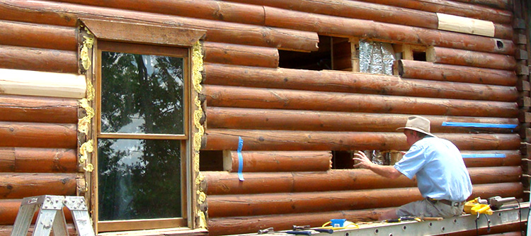 Log Home Repair Wakefield, Virginia
